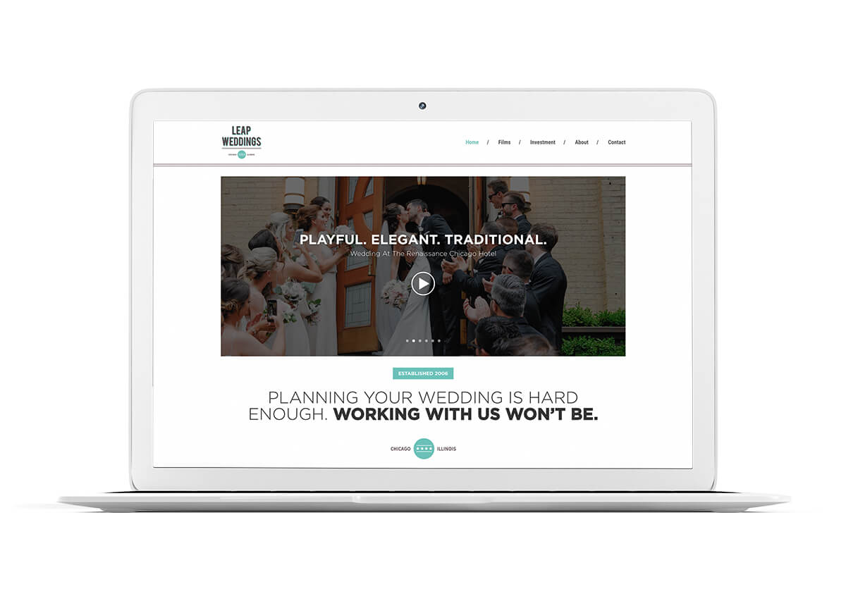 Leap Weddings New Website